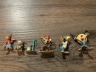 6 Vintage 1960s  Marx Disneykins Panchito Brer Rabbit Pecos Bill Thumper Jose 