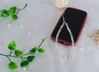 Kawaii Fashion Crystal Beads Phone Charm Strap Phone Lanyard Phone Accessory Usa