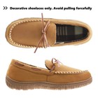 Mens Moccasin Slippers Breathable Memory Foam House Slippers Indoor outdoor H   