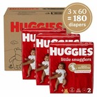 Huggies Size 2 Diapers  Little Snugglers Baby Diapers  Size 2  12-18 Lbs   180