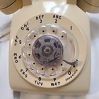 Lt Beige Western Electric Dial Desk Phone Rotary Telephone 1982 500dm Untested