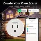 4 Pack Gosund Mini Smart Plug  Wifi Outlet Works With Alexa And Google Home