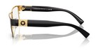 Versace Ve 1274 1436 55mm Black Metal Rectangle Eyeglasses 55mm