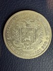 1903 Venezuela Bolivars Silver Coin   25g Lei 900