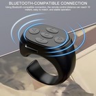 Bluetooth Compatible Phone Scrolling Page Turner Ring Fingertip Remote Control