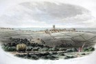 St Just Cornwall C1840 Genuine Antique Engraving With Hand Colour