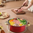 12 Piece Cookware Set Nonstick Pots And Pans Home Kitchen Cooking Non Stick  Red