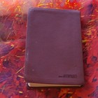 Bible Special Edition Leather Bound English Holy Bible W  Cross Cover