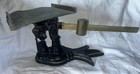 Vtg Fairbanks 4 Lb Postal Scale Crows Foot Black Gold Paint Slotted Weight