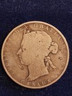 1894 Canadian 50 Cents Silver Coin