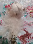 Vintage Holt Howard Porcelain Head Angel Tree Topper White Feathers Japan Figure