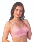 Padded Bullet Bra Organic Cotton - Vintage Retro Bra  plus Size Available 