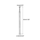 Uxcell Diamond Grinding Burrs Drill Bit 3 32 Inch Shank 2mm Dia 2mm  Silver