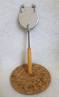 Vintage Pizzelle Iron No 4 Stovetop Waffle Maker Cast Aluminum Wood Handles