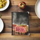 Reusable Clear Pvc Menu Holder For Cafe Tear Resistant Multi Page Menu Cover