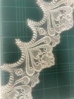 Vintage Embroidered Lace Trim 6 5 Inches Wide Stunning Scallops Trim
