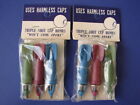 2 Packs 1960s Rockets Cap Bomb Set Toy  Set Of 3 New In Pack Hong Kong Unopened
