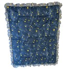 Vintage Noahs Ark Baby Blanket Crib Comforter Quilt  Cotton Celestial Read