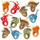 Kangaroo 12 Pack Dinosaur Flashing Glow In The Dark Led Light Up Small  Multi