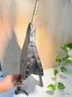 Vtg Handcarved Wood Fireplace Bellows Ornate Floral Detail Leather Hearth Blower