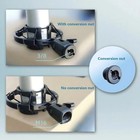 Condenser Microphone Shock Mount Holder 42-46mm Anti Vibration Studio Clip