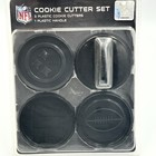 Nfl Pittsburgh Steelers Cookie Cutter Set 4pc New Sealed