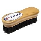 New Patriot Horse Hair Face Brush Equine Grooming   Wooden Handle  Quality 