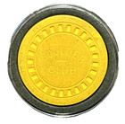 Casino Chip  Boulder Club   Yellow   Las Vegas Casino Legends Hall Of Fame