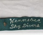 Vintage Kennecbec Bath Maine Area Sky Divers Sew On Skydiving Patch