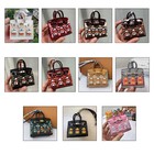 Cute Leather Mini Wallet Lipstick Bag Ladies Keychain Car Bag Charm For Airpod