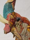 Vintage Hand Sewn Fabric Patchwork Elephant 12    Tall And 10  Long