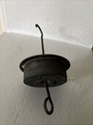 Vintage Antique Platform Scale 6 Oz Cast Iron Round For Hanging Weights Decor