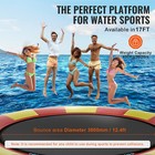17ft Inflatable Water Trampoline Swim Platform Bounce For Pool Lake Toy