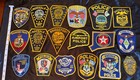 18 Piece Set Of Connecticut Law Enforcement Police Should Patches Collection
