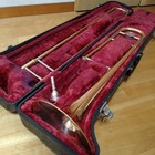 Yamaha Ysl-455g Tenor Trombone Musical Instrument Hard Case Jp