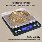 Gemoro Platinum Xp500   Jewelers Pocket Scale   Countertop Portable Scale With D
