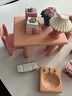38 Mixed Lot Little Tikes Grand Mansion Dollhouse Furnitures   Figures