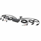 Startech 2-port Dual-monitor Displayport Cable Kvm Switch  c2dd46ua2cblkvm 