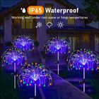 1pc Solar Fireworks Lights Outdoor Garden Decor Pathway Lights Path Lawn Yard