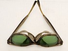 Vintage Bouton U-fit Safety Glasses Mesh Green Lens 6 46 Smoke Frame Horn Rim 