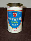 1950s 60s Drewrys Extra Dry Beer Can Steel Mountie Nos Nrmt