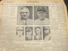 1928 April 8 New York Times Sports Section - Gehrig - Durocher - Nt 5320