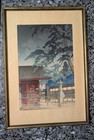 1932 Antique Original  Rare Japanese Woodblock Print Hasui