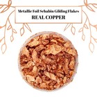 Metallic Foil Schabin Gilding Copper Leaf Flakes - Real Copper 10 Gram Bottle