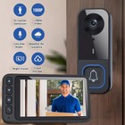 Smart Wireless Video Doorbell Door Chime Bell Intercom Security Camera Monitor