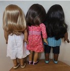 American Girl Doll Lot Of 3                  Chrissa  Gwen  Sonali  Rare   Htf