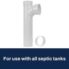 4 In  Septic Tank Sanitary Inlet outlet Tee Baffle