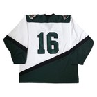 Vintage Mansfield Green Hornets Ma Massachusetts High School Hockey Jersey Xl