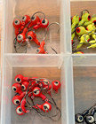Mixed Lot Of 90  Assorted Crappie panfish Jigs And Weighted Hooks
