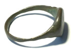 Ancient Ring Roman Empire 27 Bc-476 Ad  Bronze Blank Bezel